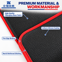 Tapis de sol en silicone et fibre de verre ignifuge pour barbecue, protection de pelouse et terrasse, idéal pour le camping et la soudure - Vente chaude personnalisée