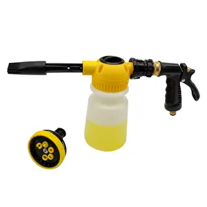 2024 pistola de água de espuma de alta pressão conveniente pistola de água para lavagem de carro conjunto de pistola de água para jardim ao ar livre
