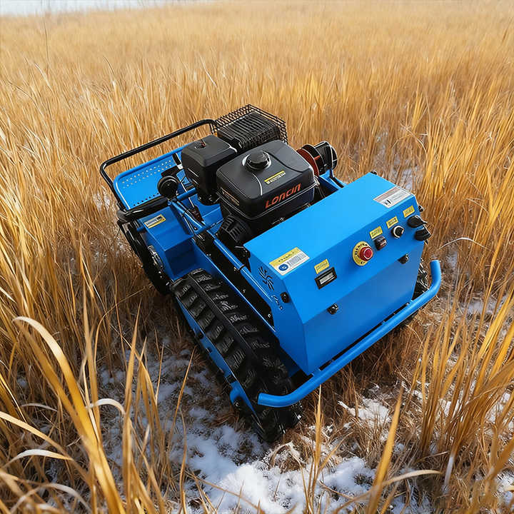 tracked Flail Engine Lawnmower engine-driven Remote Control Mower ...