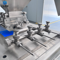 Machine de remplissage de crème feuilletée Sanhe Save labour Machine d'injection de crème de gâteau de confiture de pain croissant