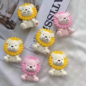 3D Cartoon Lion <b>Silicone</b> Mold, Used for DIY Candles, Chocolate Mousse Cakes, Car Air Fresheners - Kitchen and Dining Essentials - Product Image 5