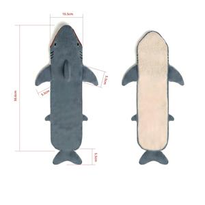 Chaussettes requin martre 3D pour fête costumée d'Halloween, thème océan, cadeau de plage, unisexe adulte et enfant, vente en gros, jouet en peluche tricoté personnalisé - Product Image 3