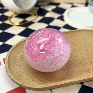 Juguete Antiestrés de Bolas de Colores Hechas a Mano, Divertido y Blandito para Niños y Niñas, Alivio de la Ansiedad y Liberación del Estrés, Barra de Crema Helada - Product Image 3