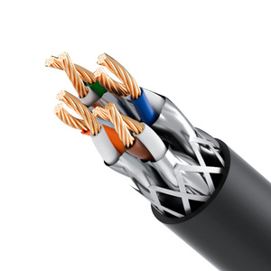 Fabbrica rame puro senza ossigeno in rame a doppia schermatura dieci Gigabit cavo di rete ad alta velocità SFTP cat8A cavo di rete - Product Image 3