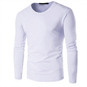 Camiseta de Manga Larga para Hombre, de Algodón, Informal, Lisa, Transpirable, de Secado Rápido, Venta al Por Mayor, Envío Rápido - Product Image 3