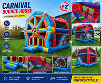 Toboggans gonflables d'extérieur en PVC avec parcours d'obstacles gonflable pour enfants et adultes