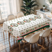 Nappe rectangulaire robuste RNPT en PVC durable pour restaurant et hôtel