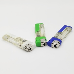 Briquet de camping extérieur premium et économique avec flamme de cigarette, rechargeable et unique, avec lumière LED - Product Image 5
