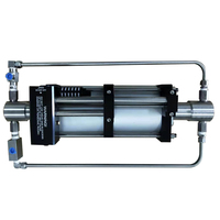 Pompe d'essai hydraulique à commande pneumatique USUN modèle 2AT20, sortie haute pression 100-160 bars pour équipement de jet d'eau