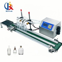 Machine de remplissage automatique intelligente 4H-3200 à 4 buses pour liquides, boissons et alcool, avec pesage haute précision pour sachets