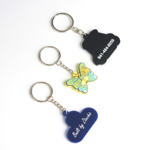 Custom 2d/3d Soft <strong>Rubber</strong> Key Chain Silicone <strong>Keyring</strong> Plastic Pvc Key Holder Chain Personal logo Fashion Keychains - Product Image 3
