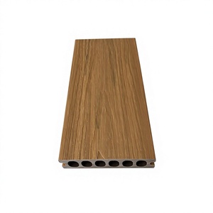 Échantillon Gratuit - Nouveau Revêtement de Terrasse Composite Extérieur Antidérapant, Imperméable et Résistant aux UV, <span class=keywords><strong>Couleur</strong></span> <span class=keywords><strong>Teck</strong></span>, 140*23mm, Coextrusion - Product Image 1
