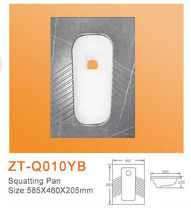 Sartén para inodoro en cuclillas de cerámica negra, gris y blanca de losa de <span class=keywords><strong>roca</strong></span> moderna, nuevo diseño sanitario en cuclillas para hoteles y centros comerciales - Product Image 5