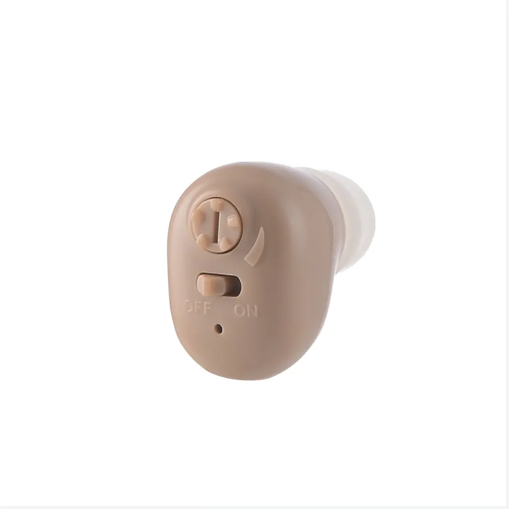Great-Ears Amplificador de som ajustável para orelha, aparelho auditivo leve, recarregável, aparelho auditivo para surdos