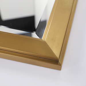 TETE Customized Rectangular Hanging <strong>Decorative</strong> <strong>Mirror</strong> Triangular <strong>Hook</strong> Bathroom <strong>Mirror</strong> Wholesale Wall Bath <strong>Mirrors</strong> for Hotel - Product Image 2