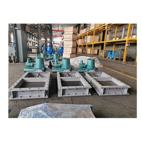 Vanne à guillotine/couteau carré manuelle en acier inoxydable SS304 avec joint EPDM, fabriquée en Chine, pour applications générales d'eau/huile