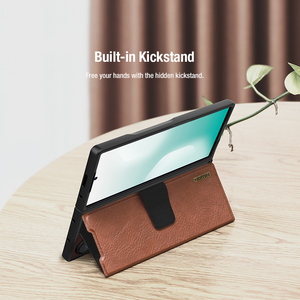 Funda NILLKIN Business Aoge Series Vintage de Cuero con Ranuras para Tarjetas y Soporte para <span class=keywords><strong>Samsung</strong></span> <span class=keywords><strong>Galaxy</strong></span> Z Fold 7 5G con Ranura para Lápiz - Product Image 6