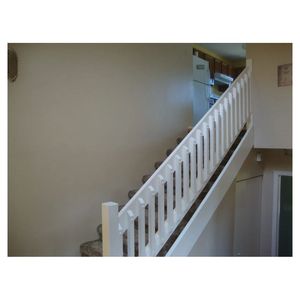 Scala a U in Acciaio Prima con Gradini in Legno, Monotrave <span class=keywords><strong>e</strong></span> Ringhiera in Vetro - Scala Flottante - Product Image 3