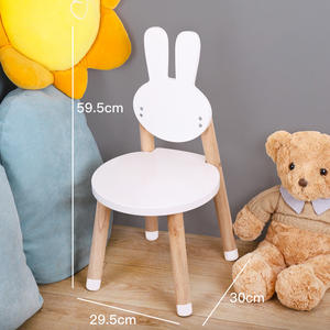 طقم طاولة وكرسي خشبي للأطفال للعب الأطفال في مرحلة ما قبل المدرسة ، طقم طاولة وكرسي على شكل كرتون لمدة <span class=keywords><strong>3</strong></span> سنوات + - Product Image 6