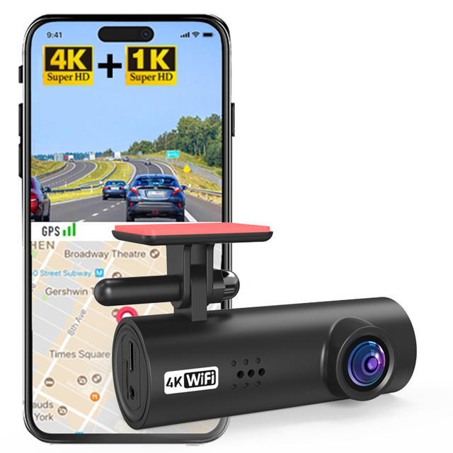 Hot Selling SY02 4K WIFI Dual Lens DashCam 2 Channels Dash Camera Hidden WIFI Camera Dvr Dashboard Camera 4k Private Model