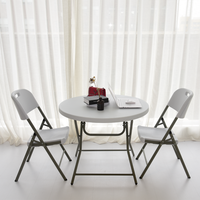 Table ronde pliante pour événements, 80 cm, vente chaude, table ronde pliante pour banquet