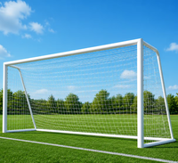 Portería de Fútbol para Entrenamiento, Escuela, Deportes, Práctica al Aire Libre, Fácil de Instalar, Marco de Aluminio Resistente
