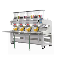 2025 nouvelles innovations broderie Machine à coudre 4 tête ordinateur plat broderie numérique 4 tête Machine à broder