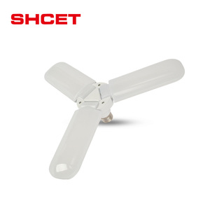 Bombilla LED con Aspas de Ventilador Plegables Ajustables de 360 Grados, Marca OEM de Fabricantes, 20W 40W 50W 60W E27 B22 100lm/<span class=keywords><strong>w</strong></span> - Product Image 3