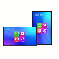 Écran d'affichage numérique LCD publicitaire mural à écran tactile capacitif de 55 pouces