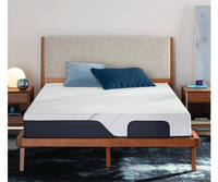 Matelas en mousse à mémoire de forme en gel de luxe de 12 pouces, grand format, matelas parfait pour dormir, emballage en boîte
