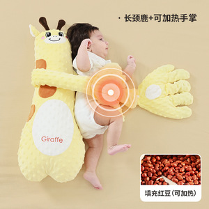 Baby Sleep Aided <b>Stuffed</b> Animal <b>Toy</b> Heatable Patting Pillow for Comfort and Relaxation - Product Image 6