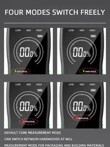 MT-19木材水分メーターカラースクリーン壁ペーパーボード湿度検出器セメントレンガ水分含有量テスターNo 1年 - Product Image 6