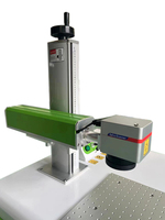 Gravure 3D laser à fibre laser à fibre portable 100W pour machines de marquage laser en acier inoxydable en métal laiton.