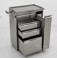 Mueble de Almacenamiento Moderno de Acero Inoxidable con Estantes Abiertos para Productos de Belleza, Cosméticos, Hogar y Oficina