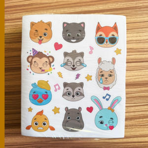 Pegatina Adhesiva de PVC Impermeable con Diseño de Dibujos Animados e Impresión UV, Se Aceptan Pedidos Personalizados para Regalos y Manualidades - Product Image 3