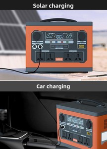 Centrale Électrique Portable 2000W-3000W Lithium-Ion MPPT, Batterie Solaire à Onde Sinusoïdale Pure, Alimentation de Secours pour Voiture - Product Image 1