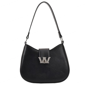 Sacs à main de luxe pour femmes en gros avec fermeture éclair, en PU, forme coussin, bandoulière chaîne diagonale - Product Image 6