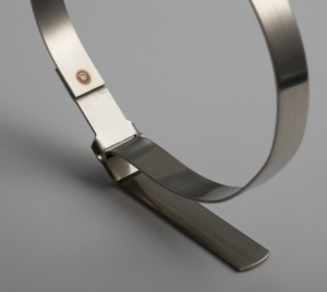 Ad 2023 Échantillon gratuit 6X400mm Micro Type SS304 Attaches de câble en acier inoxydable Attache à glissière en métal - Product Image 4