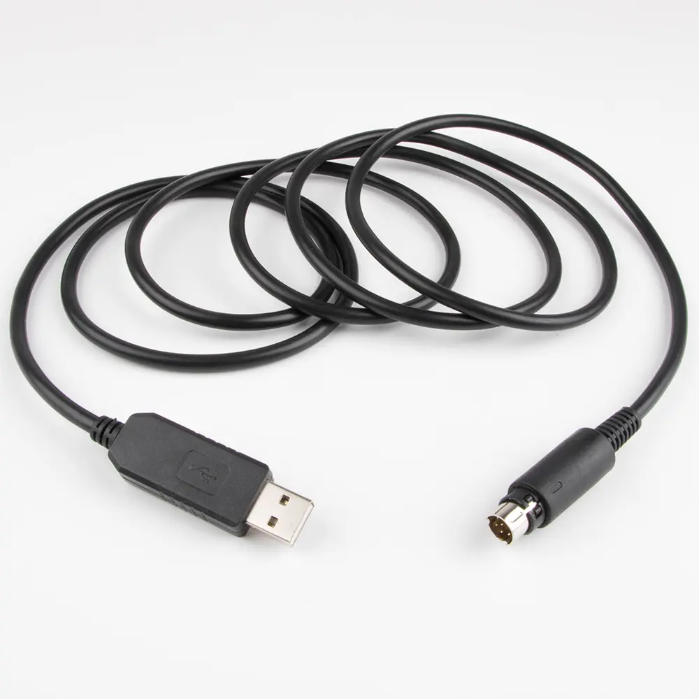 Venta al por mayor FTDI Chip USB a 8Pin Mini DIN RS232 Cable serie para Plasma de NEC Kenwood Yaesu Radio Irobot Roomba limpiador
