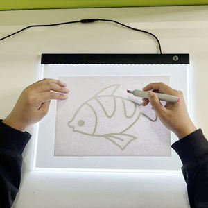 Ensemble de tablette lumineuse A3LED, combinaison de pinceau, clip, <span class=keywords><strong>livre</strong></span> d'images, peinture, éclaircissement, boîte à lumière à intensité variable, vente directe d'usine - Product Image 1