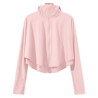 Veste sans manches en soie glacée pour femme, protection solaire UPF50+, nouvelle collection été 2026, légère, respirante, séchage rapide, à capuche