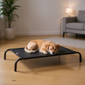 Lit pour animaux de compagnie UFBemo, pour chien et chat, surélevé, en maille respirante, lavable, avec cadre rectangulaire, pour l'intérieur et l'extérieur, confortable pour dormir - Product Image 2