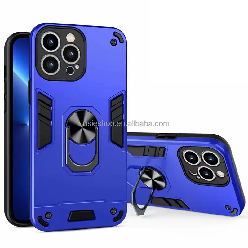 for tecno spark 8C camon 18 PRO POUCH HARD COVER with Magnetic Kickstand armor case Robot linings