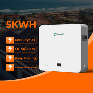 Sunpal pin năng lượng mặt trời <span class=keywords><strong>Lithium</strong></span> sắt Phosphate 48 Volts <span class=keywords><strong>5</strong></span> kWh 10kwh treo tường cắm và chơi LiFePO4 pin năng lượng mặt trời - Product Image 1