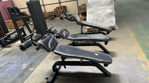 <span class=keywords><strong>Banc</strong></span> d'exercice abdominal réglable pour la salle de sport - Équipement de fitness pour l'entraînement <span class=keywords><strong>avec</strong></span> haltères - Product Image 4