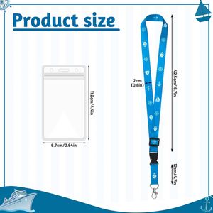 สายคล้องคอ ChuangYu แบบกำหนดเอง ด้วยการพิมพ์แบบรีดร้อน พร้อมที่ใส่บัตรพนักงาน - Product Image 2