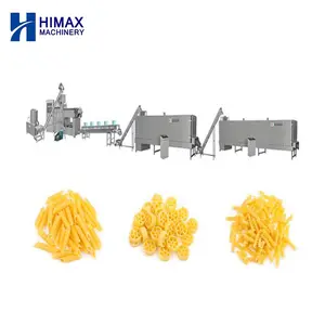 Automatic italian unique vacuum technology pasta macaroni noodle forming maker extruder machine penne pasta machine