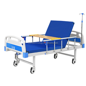 Cama de Hospital Manual de Alta Calidad I Care con Barandillas Laterales de ABS y Mesa Sobre Cama para el Hogar y Hospital - Product Image 1