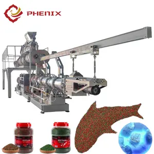 High quality floating fish food making machine production fish food extruder machine processing line