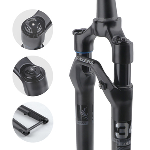 700C <span class=keywords><strong>Rock</strong></span> <span class=keywords><strong>Shox</strong></span> Air Amortiguador Horquilla delantera Eje pasante 100*12MM Freno de disco Horquilla de bicicleta de carretera de grava - Product Image 4
